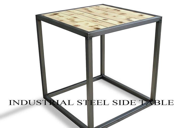 Denver Colorado modern furniture Industrial modern coffee side table